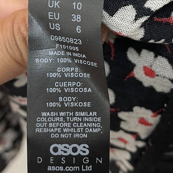 ASOS Design Mini Dress sz - Picture 7 of 7